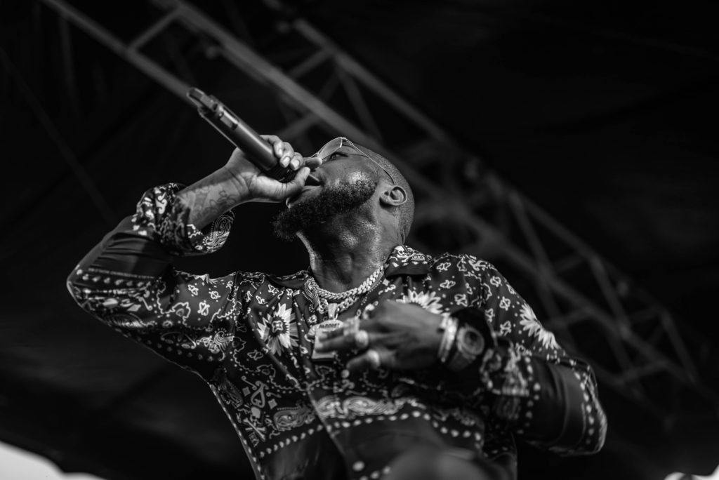 African afro-beats star Davido rocked the Big Bad BBQ crowd in Coney Island. 