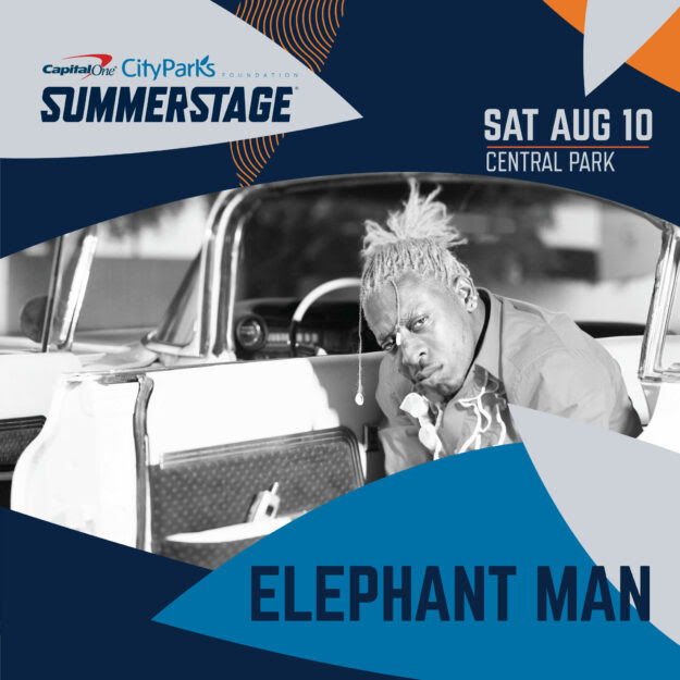 VP Records To Celebrate 40 Years at NYC's SummerStage with Elephant Man. 