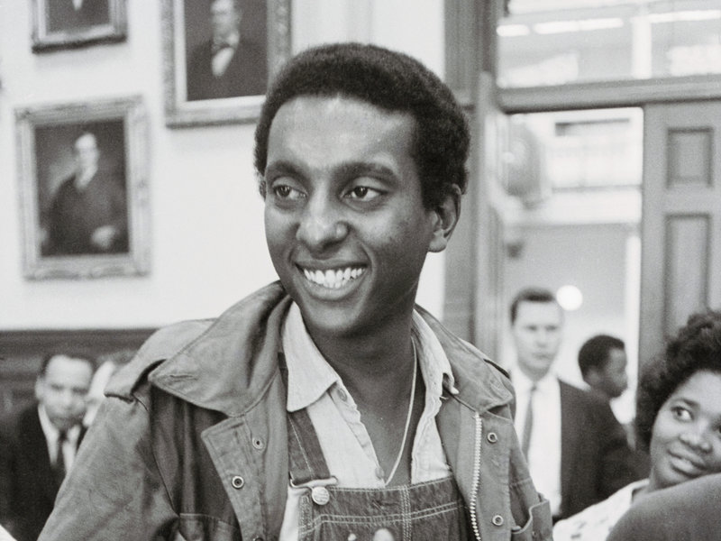 Stokley Carmichael, (born June 29, 1941 in Trinidad - died November 15, 1998 in Guinea), was a prominent Trinidadian organizer in the civil rights movement in the United States and the global Pan-African movement. Born in Trinidad, he grew up in the United States from the age of 11 and became an activist while attending Howard University. He eventually developed the Black Power movement, first while leading the Student Nonviolent Coordinating Committee (SNCC), later serving as the "Honorary Prime Minister" of the Black Panther Party (BPP), and lastly as a leader of the All-African People's Revolutionary Party (A-APRP). 
