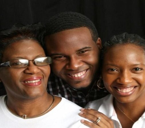 St. Lucia's Botham Jean flanked by his sister and mother was murdered by Amber Guyger.