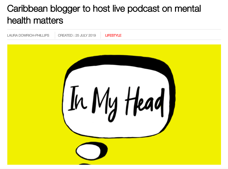 Caribbean blogger and podcaster Jay Blessed host live podcast on mental health. 