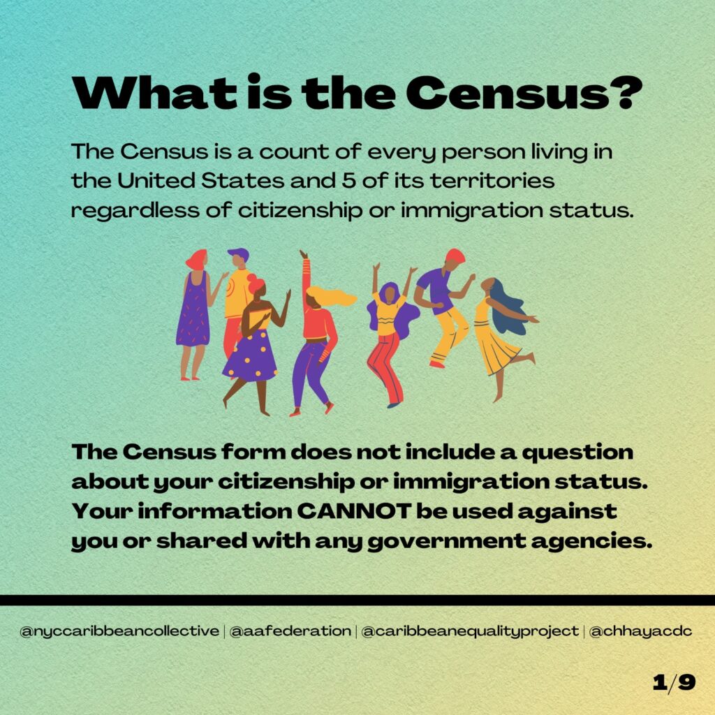 Caribbean Americans need to rally together to get counted by the U.S. Census Bureau for the 2020 U.S. Census. Billions of dollars in funding for their communities depends you! 