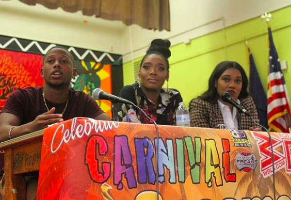 Jay Blessed is also a Youth activist and has volunteered her time extensively in the Brooklyn community. See her pictured, back in May 12017, alongside Yandy Smith and Joshua Walker at Sesame Flyers' first Annual Youth Culture Summit.
